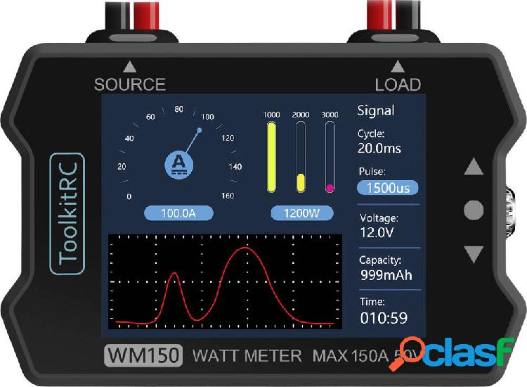 Toolkit RC Contatore watt e analizzatore di potenza Sistema