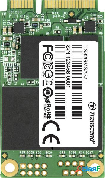 Transcend 370 32 GB Memoria SSD interna mSATA mSATA