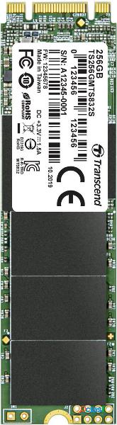 Transcend 832S 256 GB Memoria SSD interna SATA M.2 2280 M.2