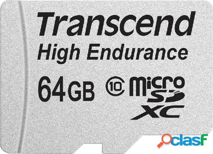 Transcend High Endurance Scheda microSDXC 64 GB Class 10