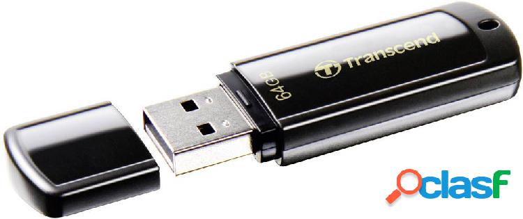 Transcend JetFlash® 350 Chiavetta USB 64 GB Nero TS64GJF350