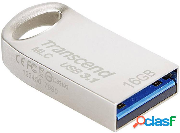 Transcend JetFlash® 720S MLC Chiavetta USB 16 GB Argento