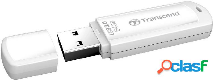 Transcend JetFlash® 730 Chiavetta USB 64 GB Bianco