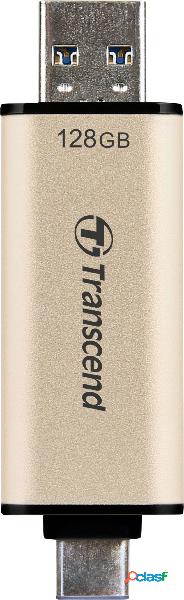 Transcend JetFlash 930C Chiavetta USB 128 GB Oro