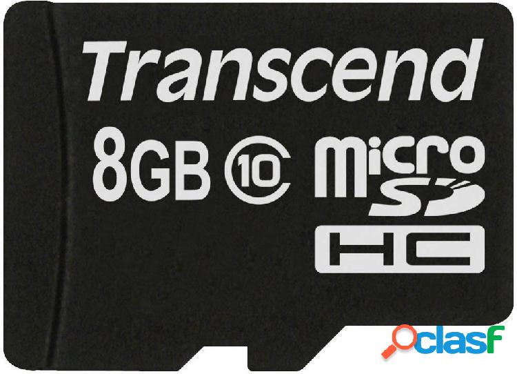 Transcend Premium Scheda microSDHC 8 GB Class 10