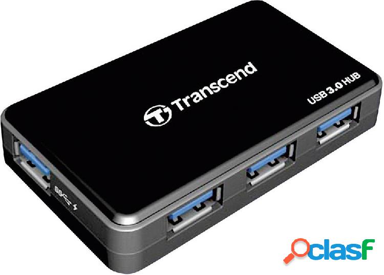 Transcend TS-HUB3K 4 Porte Hub USB 3.0 Nero