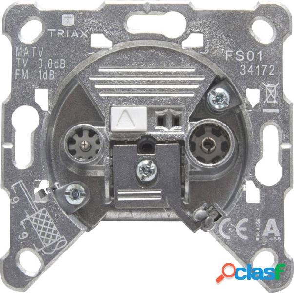 Triax FS 01 Presa per antenna Onde ultracorte, TV Da incasso