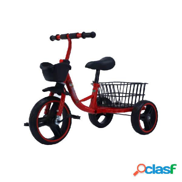 Triciclo per bambini con cesto Pedale a tre ruote per