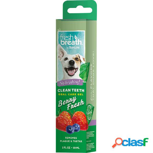 Tropiclean Teeth Gel Berry Fresh dentifricio per cani 59ml