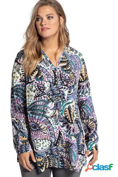Tunica, design Paisley, maniche lunghe, selection, Donna,