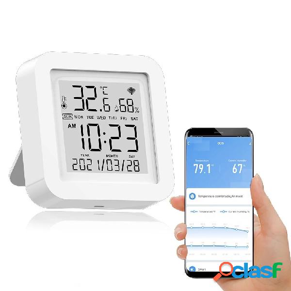 Tuya WIFI Temperatura Umidità Smart Sensor Orologio