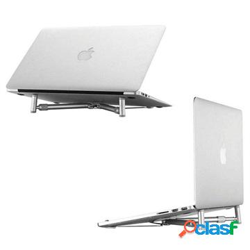 Universal Aluminum Extendable Laptop Stand - 12-17 - Silver