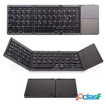 Universal Bluetooth Keyboard with Touchpad - Grey