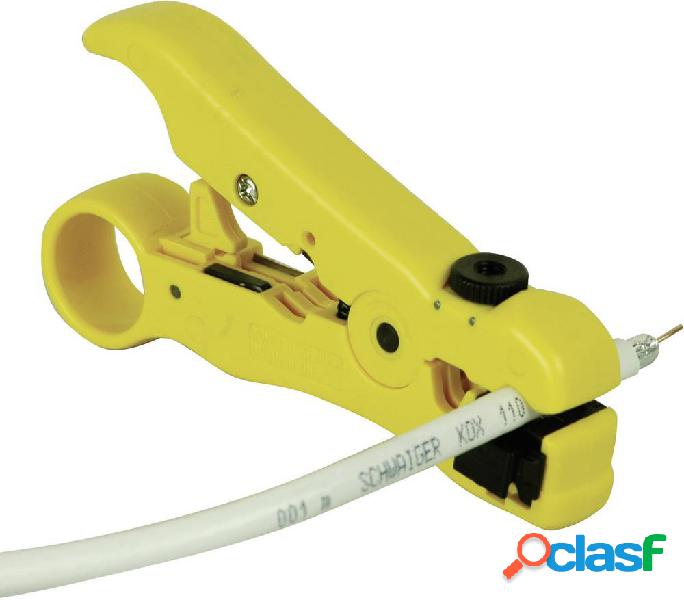 Utensile di sguainatura Adatto per Cavo coassiale Adatto per