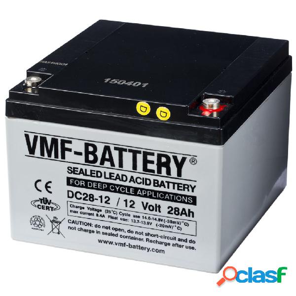 VMF DC28-12 Batteria AGM a ciclo 12 V 28 Ah