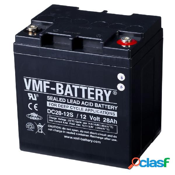 VMF DC28-12S Batteria AGM a ciclo 12 V 28 Ah