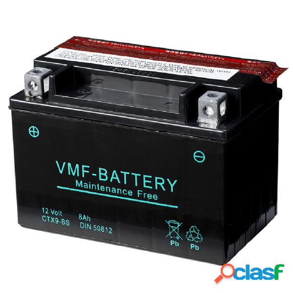 VMF Powersport Batteria Liquifix 12 V 8 Ah MF YTX9-BS
