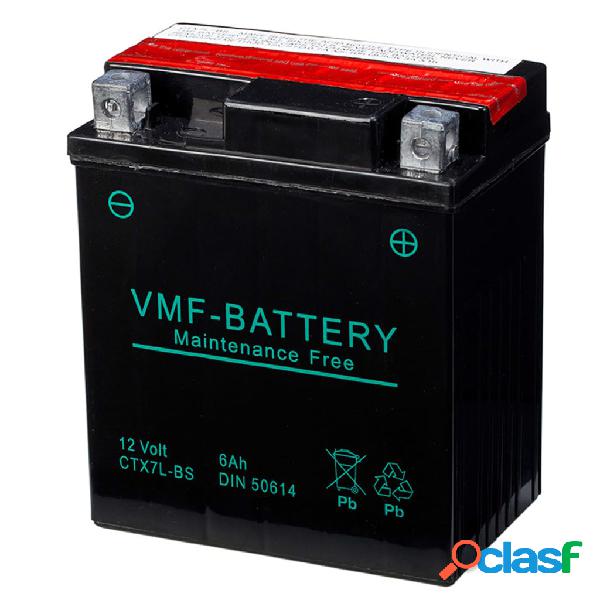 VMF Powersport Batteria Liquifix 12V 6Ah MF YTX7L-BS