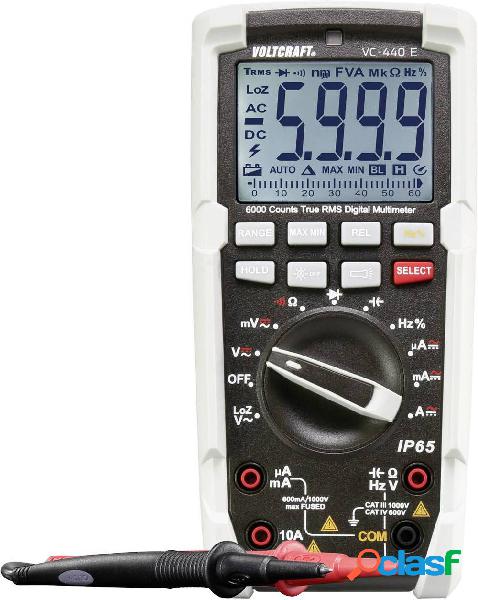 VOLTCRAFT VC-440 E Multimetro portatile digitale Protetto