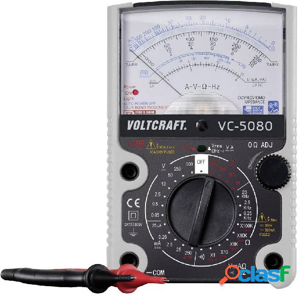 VOLTCRAFT VC-5080 Multimetro portatile analogica CAT III 500