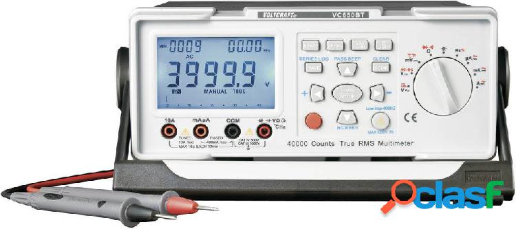 VOLTCRAFT VC650BT Multimetro da tavolo Calibrato (ISO)