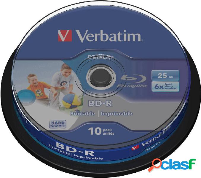 Verbatim 43804 Blu-ray BD-R vergine 25 GB 10 pz. Torre
