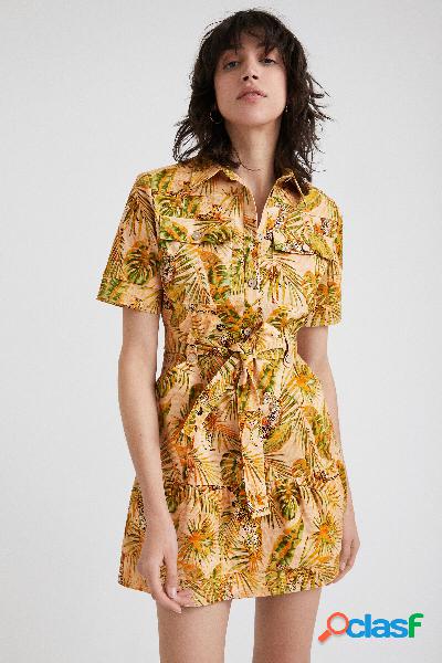 Vestito chemisier tropicale