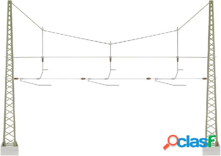 Viessmann 4162 H0 Portale per linea aerea Universale 1 pz.