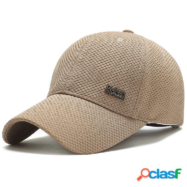 Visiera per cappello da baseball con protezione solare