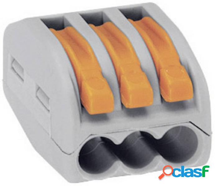 WAGO 222-413-15 222 Morsetto flessibile: 0.08-4 mm² rigido: