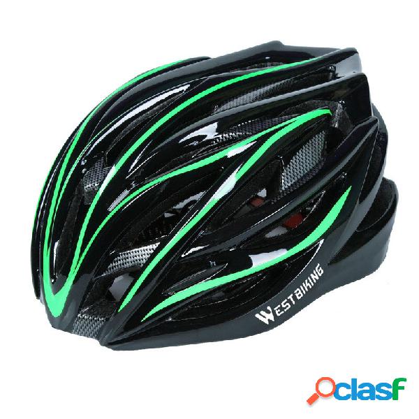 WEST BIKING Casco da bici Ultralight Integralmente modellato