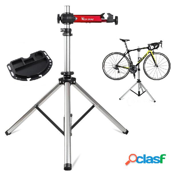 WEST BIKING Supporto per riparazione bici professionale