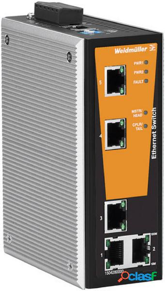 Weidmüller IE-SW-VL05MT-5TX Switch ethernet industriale 10