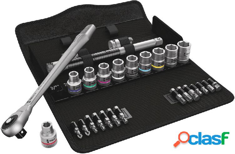 Wera 8100 SC 10 Zyklop Kit di chiavi a bussola imperiale