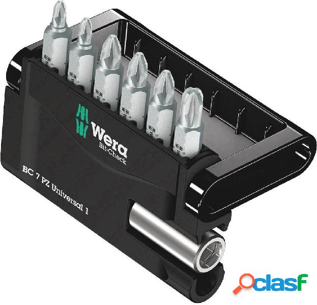 Wera Bit-Check 7 PZ Universal 1 05056296001 Kit inserti 7