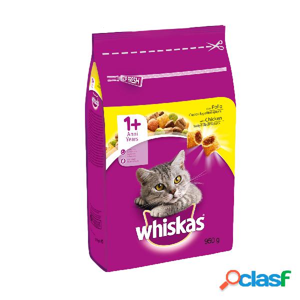 Whiskas Cat Adult 1+ Croccantini Pollo 950 gr