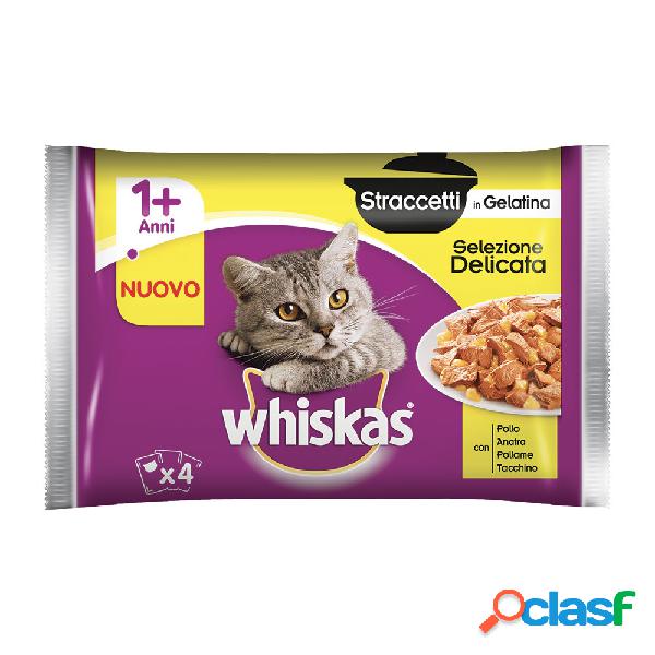 Whiskas Cat Straccetti Delicato 4x85 gr