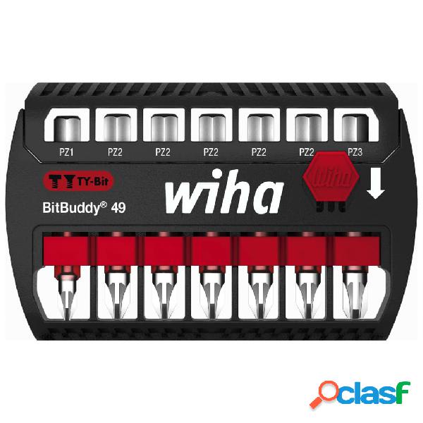 Wiha Set Punte Pozidriv Ty 8 pz Bitbuddy 49 mm