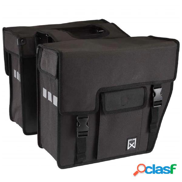 Willex Borse Laterali per Bicicletta Shopper 33 L Nero 10701