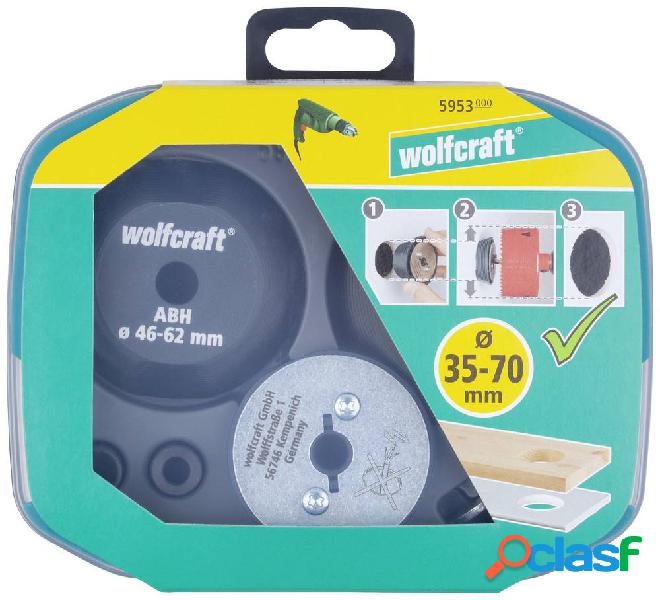 Wolfcraft 5953000 Aiuto per la foratura 7 parti 1 pz.