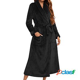 Womens 1 pc Pajamas Robes Gown Bathrobes Simple Comfort Pure