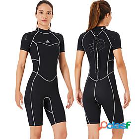 Womens 3mm Shorty Wetsuit Diving Suit SCR Neoprene Stretchy