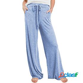 Womens Casual / Sporty Athleisure Wide Leg Side Pockets