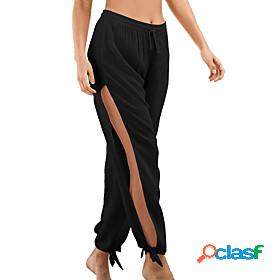Womens Casual / Sporty Boho Split Chinos Full Length Pants