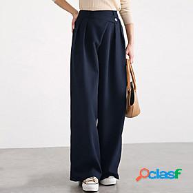 Womens Casual Trousers Wide Leg Pants Full Length Pants