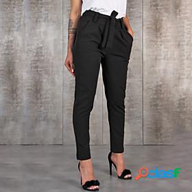 Womens Classic Timeless Chic Modern Zipper Pocket Pants