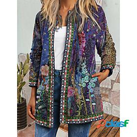Women's Coat Spring Fall Winter Daily Holiday Regular Coat