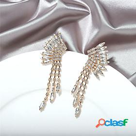 Womens Earrings Floral Theme Joy Geometrical Stylish Simple