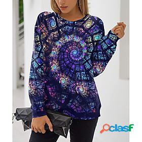 Womens Graphic Sweatshirt Pullover Print 3D Print Daily