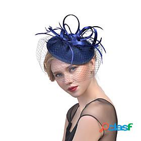 Womens Hair Clip Party Party Headwear Solid Color / Black /